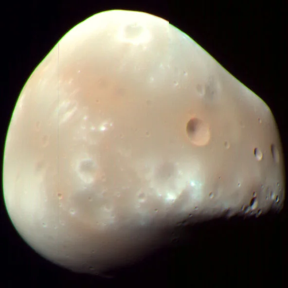 A Single Asteroid Impact May Explain Deimos' Unique Appearance