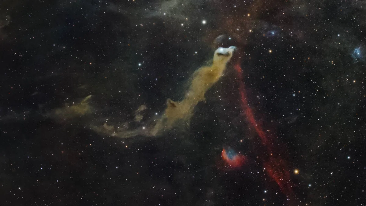 Exploring the Hidden Beauty of the Wolf's Cave Nebula