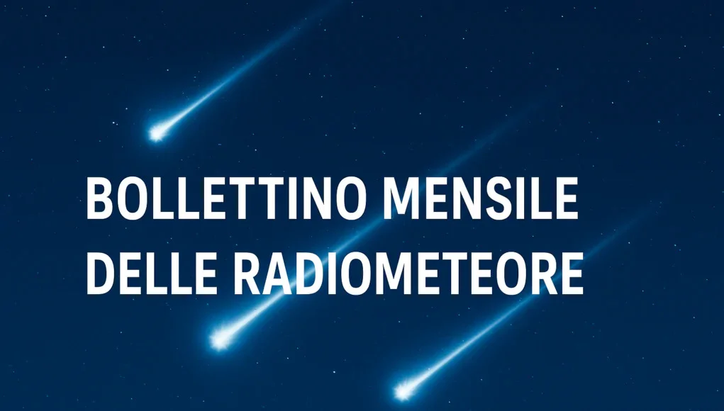 CARMELO METEOR: May 2026 Bulletin of Radio Meteors