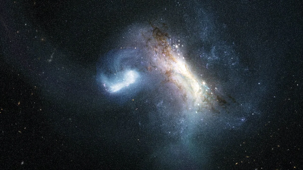 Hubble Uncovers Evidence of Early Galaxy Mergers
