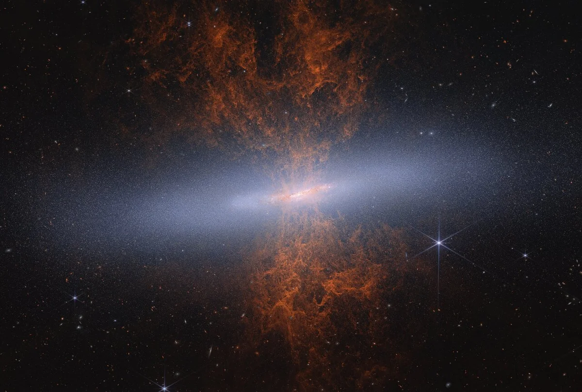Webb Looks Deep into the Star Factory of Messier 82