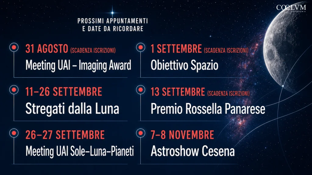 Upcoming Autumn Events in Astronomy: Competitions, Meetings, and More