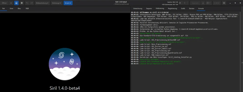 Astrophotography with the Seestar S50: Stacking Images Using Siril
