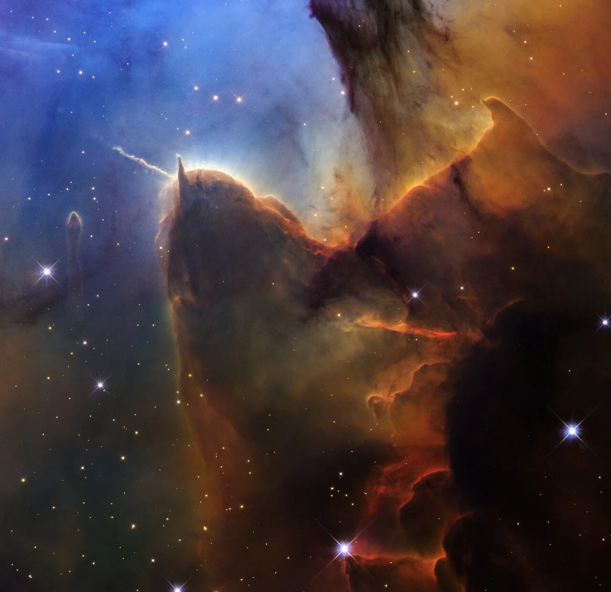 Hubble Celebrates 36 Years with Fascinating View of the Trifid Nebula