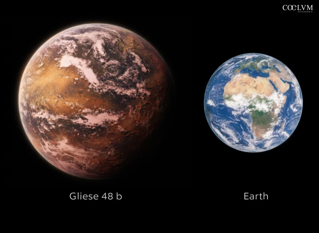 Gliese 48 b: A Super-Earth Discovered by the "Palidoro" Team