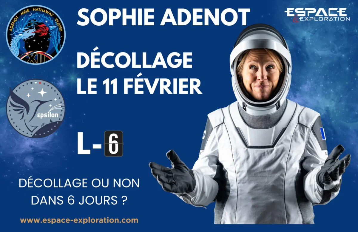 Sophie Adenot Set to Launch on February 11