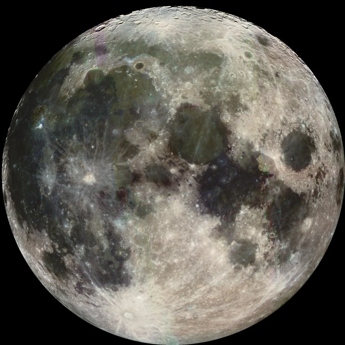 The Moon Struck by Asteroids